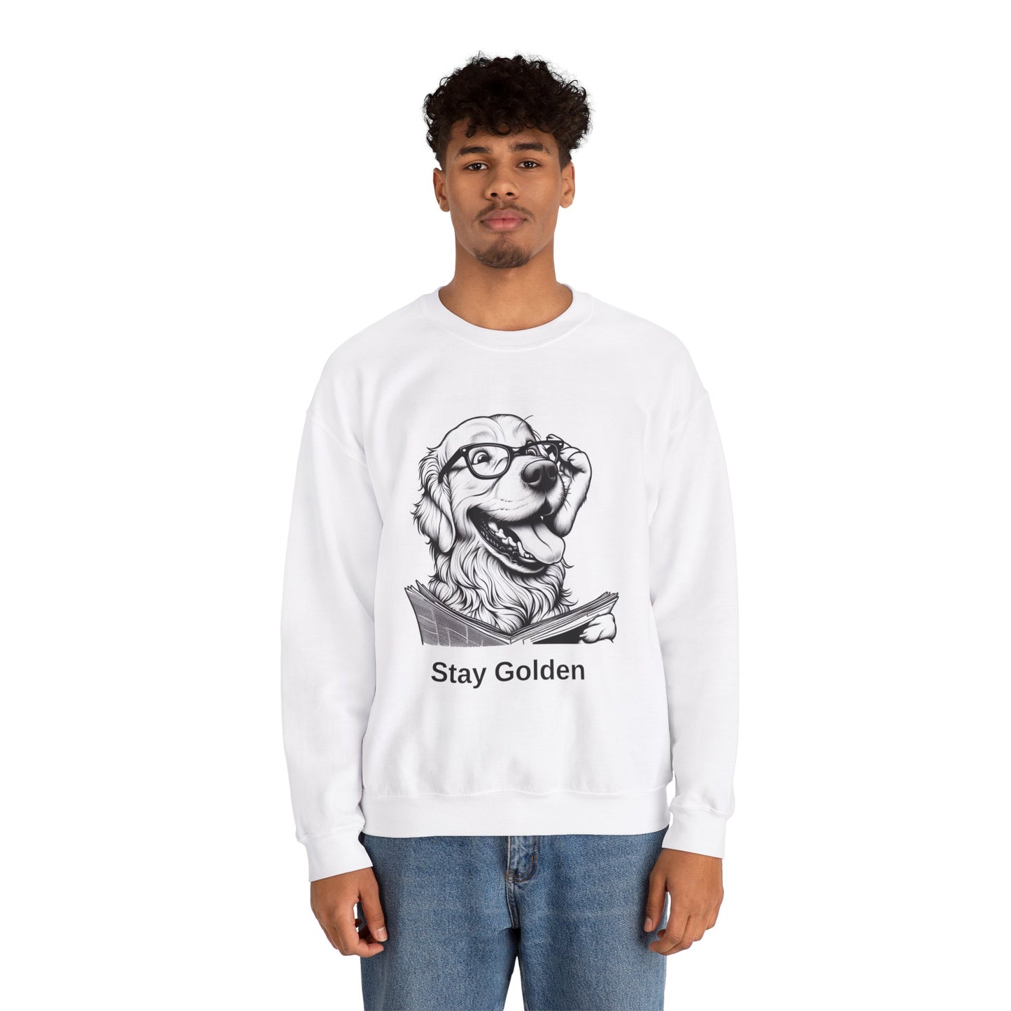 Stay Golden (Retriever) Unisex Heavy Blend™ Crewneck Sweatshirt