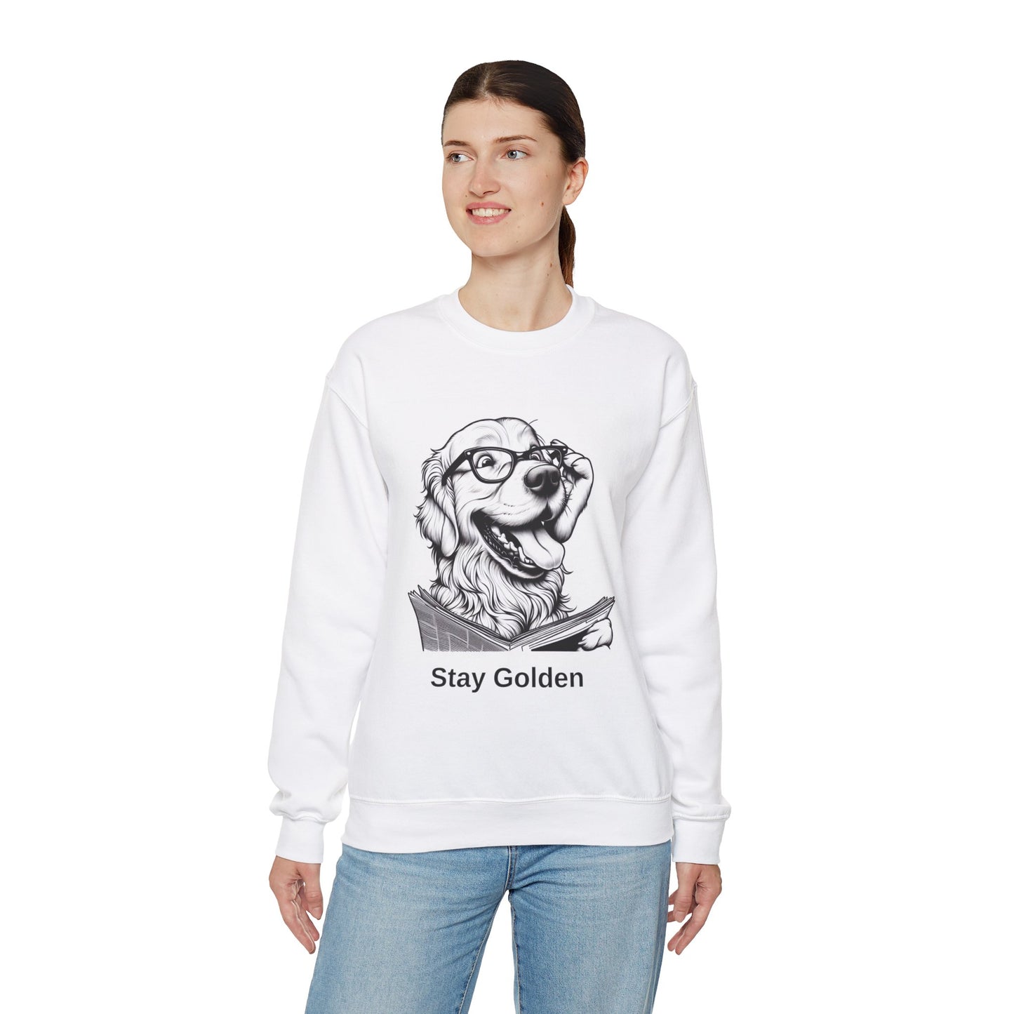 Stay Golden (Retriever) Unisex Heavy Blend™ Crewneck Sweatshirt